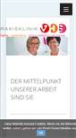 Mobile Screenshot of praxisklinik-vhe.de