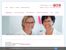 Tablet Screenshot of praxisklinik-vhe.de